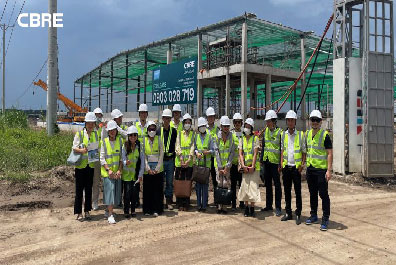 CBRE SUCCESSFULLY HOLD THE AGENT SITE TOUR FOR THE AGENTS TO THE GRADE 